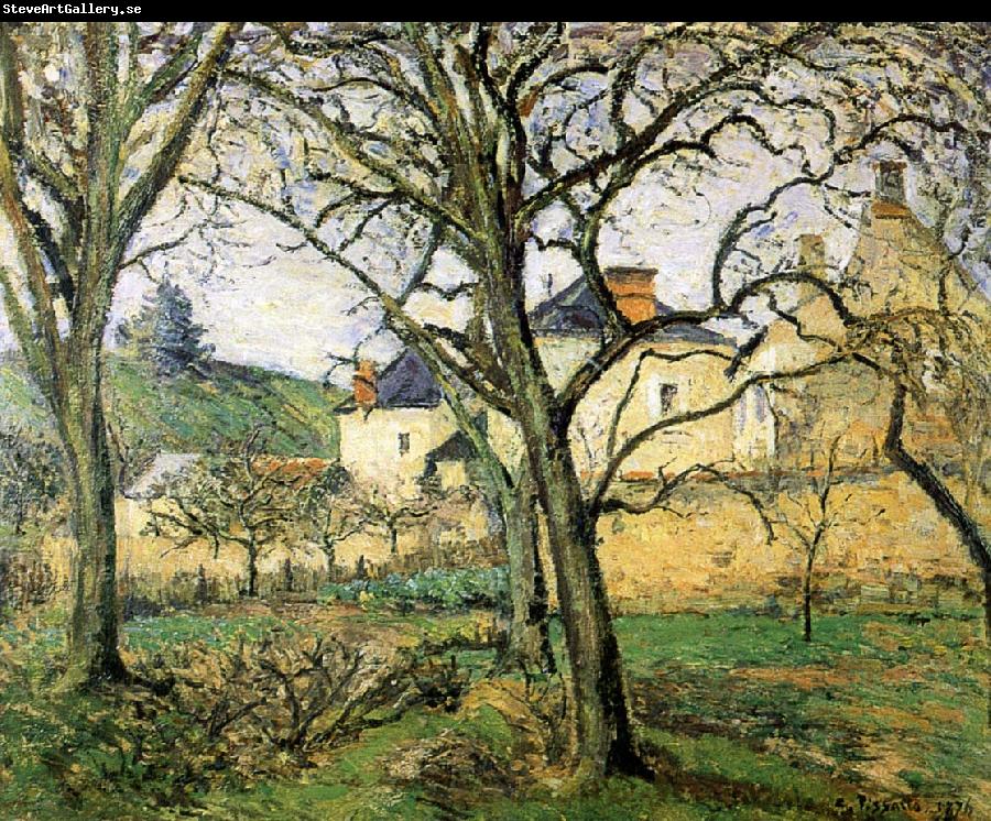 Camille Pissarro Pang plans scenery Schwarz